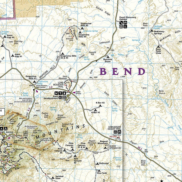 Big Bend National Park, Texas (Trails Illustrated Map, 225)