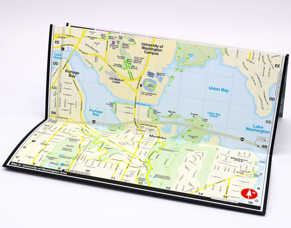 Red Map Seattle City Travel Guide - Wide World Maps & MORE!