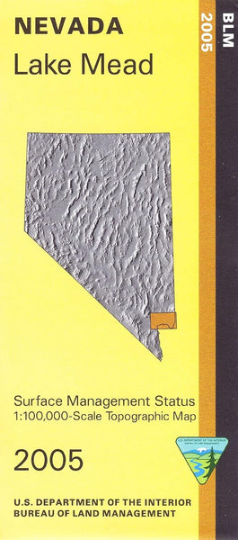 Lake Mead Surface Management Status 1:100,000-Scale Topographic Map (Nevada 60x30-Minute Quadrangle)