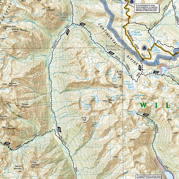 2011 Weminuche Wilderness, Colorado (Trails Illustrated Map 140)