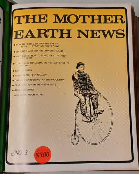 The Mother Earth News January 1970 Volume 1 Issue 1 to Issue 11 [Hardcover] John and Jane Shuttleworth - Wide World Maps & MORE!