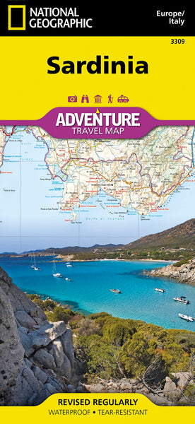 Sardinia Adventure Travel Map (Europe/Italy)