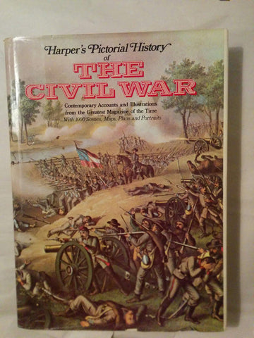 Harpers Pictorial History of The Civil War, Contemporary Accounts and Illustrations from the Greatest Magazine of the Time, with 1000 scenes, maps, plans and portrait [Hardcover] Guernsey, Alfred H. & Alden, Henry M. - Wide World Maps & MORE!