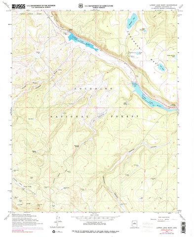 Lower Lake Mary 7.5' 1962 PR 1974 PI 1980 [Map] United States Geological Survey - Wide World Maps & MORE!