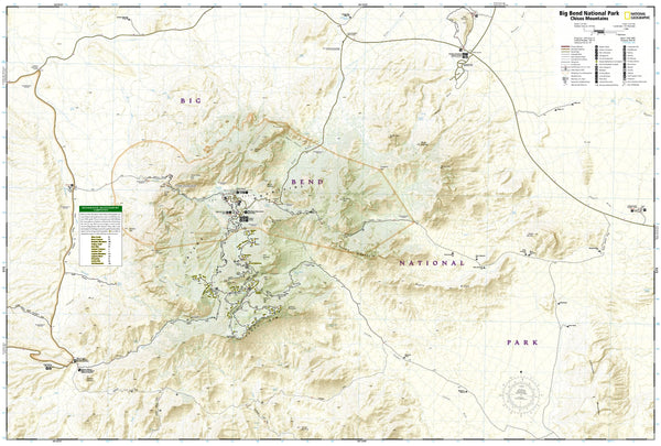 Big Bend National Park, Texas (Trails Illustrated Map, 225)