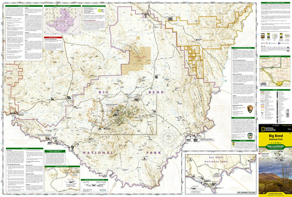 Big Bend National Park, Texas (Trails Illustrated Map, 225)