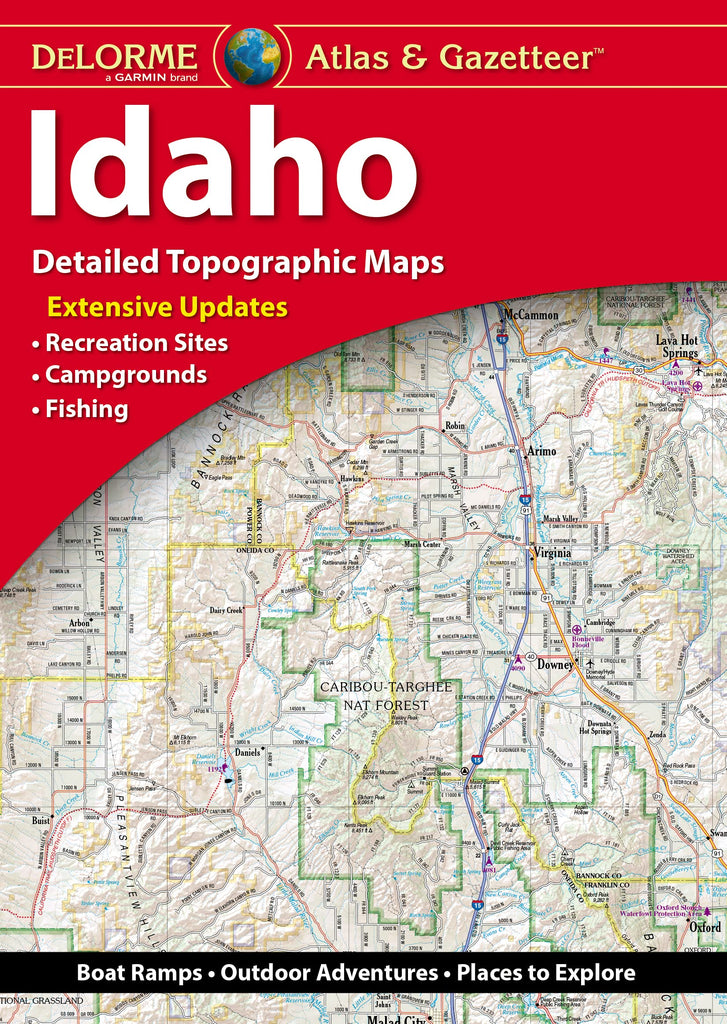 Delorme Atlas & Gazetteer Idaho [Paperback] Garmin Ltd - Wide World Maps & MORE!