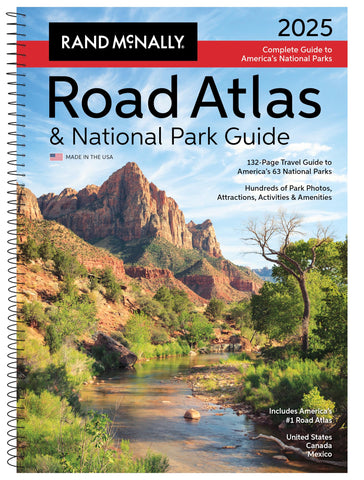 2025 Road Atlas & National Park Guide - Wide World Maps & MORE!