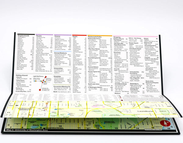 Red Map Seattle City Travel Guide - Wide World Maps & MORE!