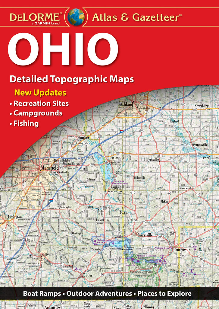 Delorme Atlas & Gazetteer: Ohio [Map] Rand McNally - Wide World Maps & MORE!