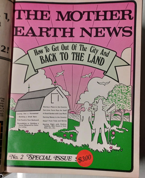 The Mother Earth News January 1970 Volume 1 Issue 1 to Issue 11 [Hardcover] John and Jane Shuttleworth - Wide World Maps & MORE!