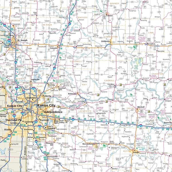 Easy to Read! Missouri State Map - Wide World Maps & MORE!