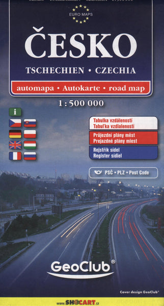 Česká republika, automapa 1:500 000 =: Autokarte = Road map = Carte routière (Czech Edition) Kartografie Praha (Firm) - Wide World Maps & MORE!