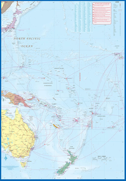Guam & West Pacific Cruising Travel Reference Map 1:55K/1:12M - Wide World Maps & MORE!