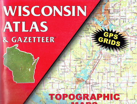 1992 Wisconsin Atlas and Gazetteer (Collectible - Very Good) - Wide World Maps & MORE!