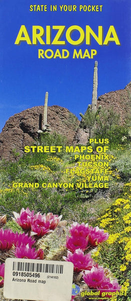 Arizona Road Map (State in Your Pocket)