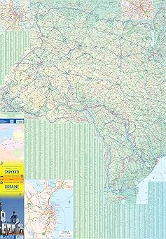 Ukraine Travel Reference Map (WP) 1:1,000,000 [Map] ITMB Publishing LTD - Wide World Maps & MORE!