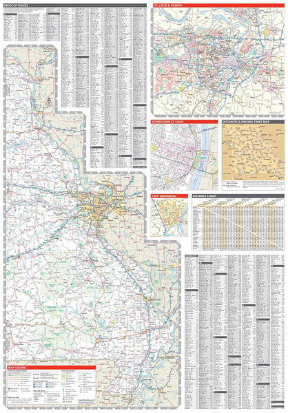 Easy to Read! Missouri State Map - Wide World Maps & MORE!