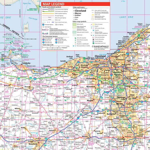 Rand McNally Easy to Read: Ohio State Map - Wide World Maps & MORE!