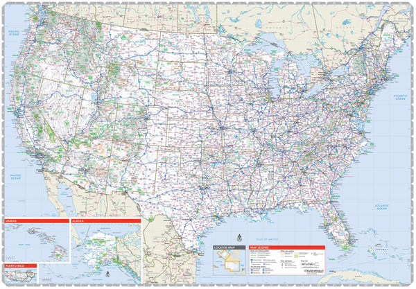 United States Interstate Map