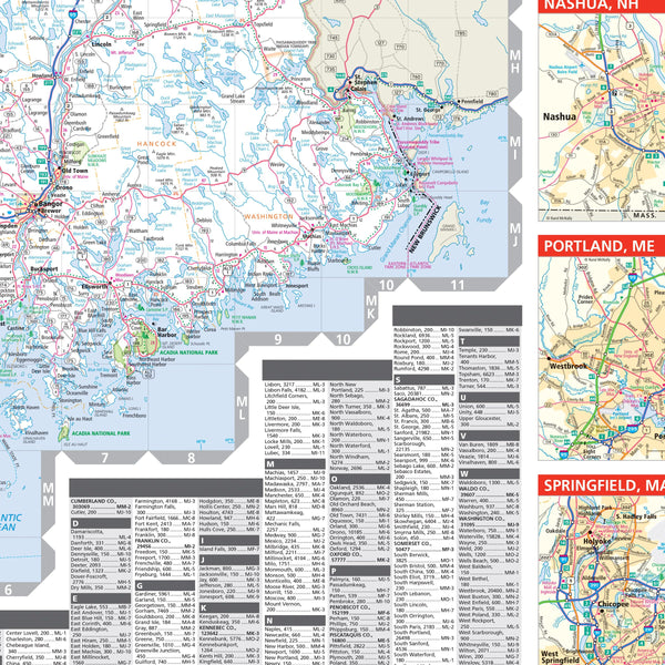 Rand McNally Easy to Read: New England Regional Map: New - Wide World Maps & MORE!
