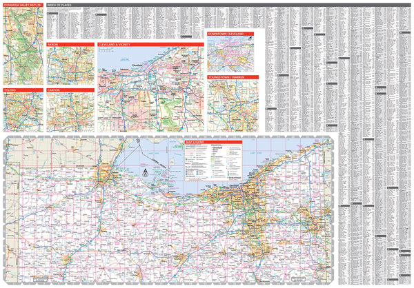Rand McNally Easy to Read: Ohio State Map - Wide World Maps & MORE!