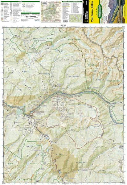 Vail, Frisco, Dillon (Colorado) Trails Illustrated Map, 108 - Wide World Maps & MORE!