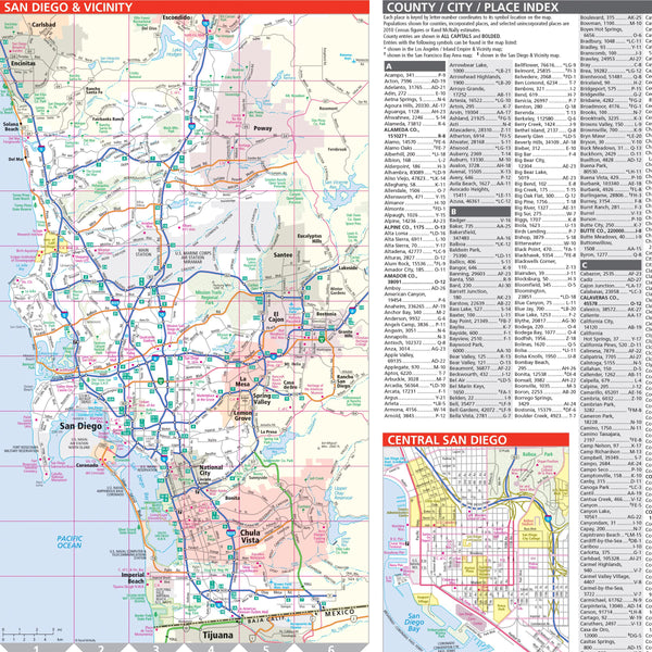 Easy to Read! California State Map - Wide World Maps & MORE!