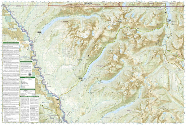 North Fork: Glacier National Park Map (National Geographic Trails Illustrated Map, 313) [Map] National Geographic Maps - Trails Illustrated - Wide World Maps & MORE!