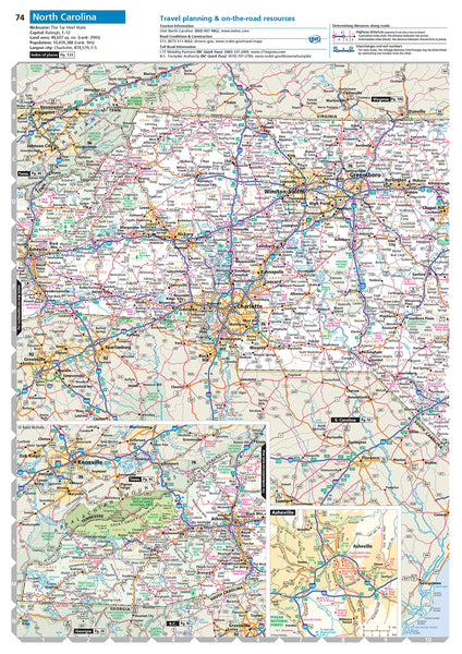 Rand McNally Road Atlas & National Park Guide 2024: United States Canada Mexico Rand McNally