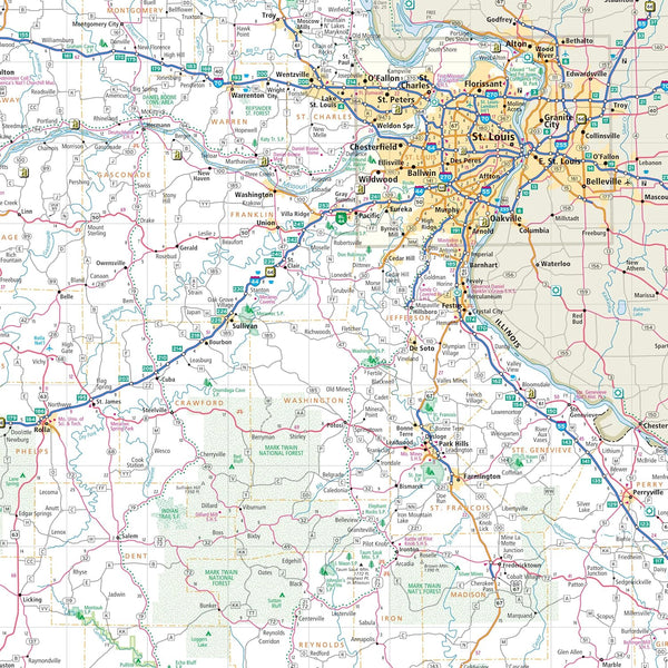 Easy to Read! Missouri State Map - Wide World Maps & MORE!