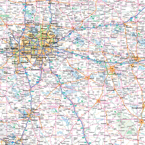 Easy to Read! Texas State Map - Wide World Maps & MORE!