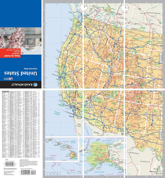 2024 Easy to Fold! United States Interstate Map - Wide World Maps & MORE!