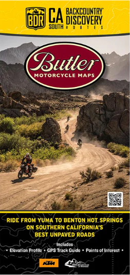 Southern California Backcountry Discovery Route (CABDR) - BDR Series Butler Map