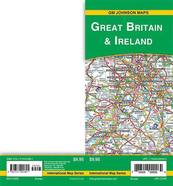Great Britain & Ireland, Europe Countries [Map] Freytag-Berndt - Wide World Maps & MORE!