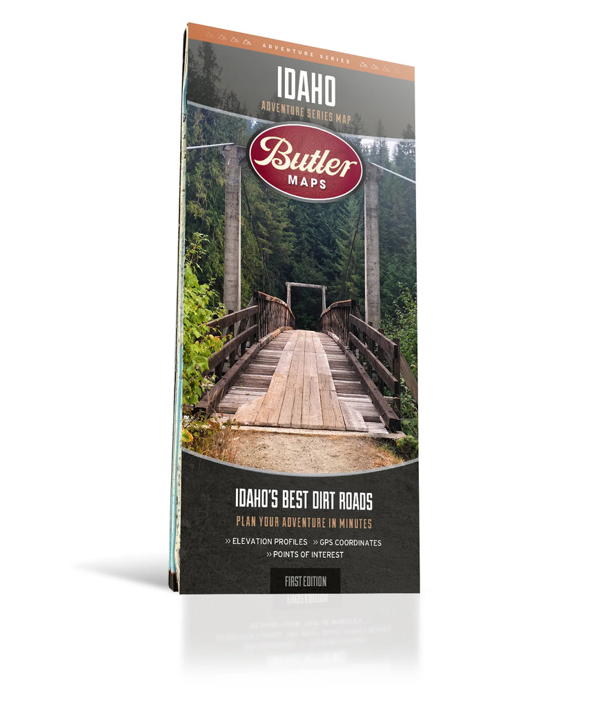 Best Dirt Roads in Idaho - Adventure Series Butler Map