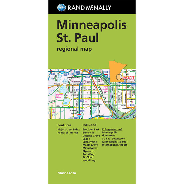 Minneapolis | St. Paul, Minnesota Regional Map - Wide World Maps & MORE!