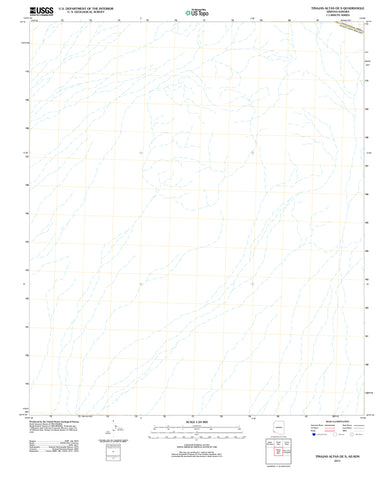 South of Tinajas Altas [Map] United States Geological Survey - Wide World Maps & MORE!