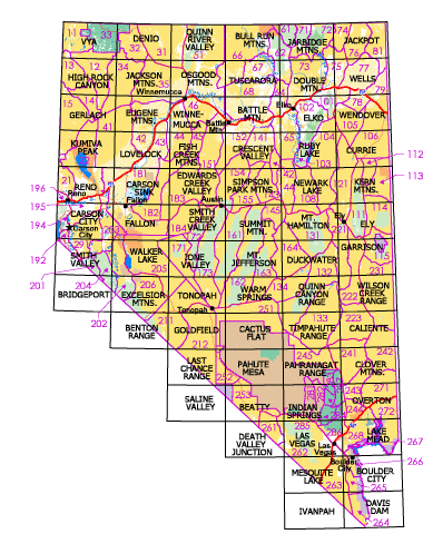 Elko Surface Management Status 1:100,000-Scale Topographic Map (Nevada 60x30-minute Series)