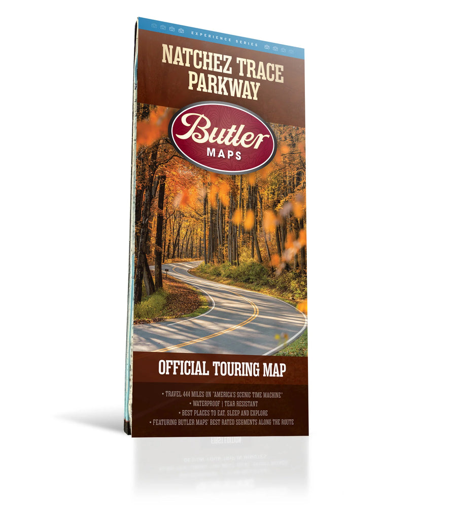 Natchez Trace Parkway Map - Butler Map