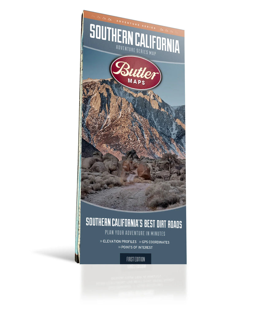 Best Dirt Roads in Southern California - Adventure Series Butler Map