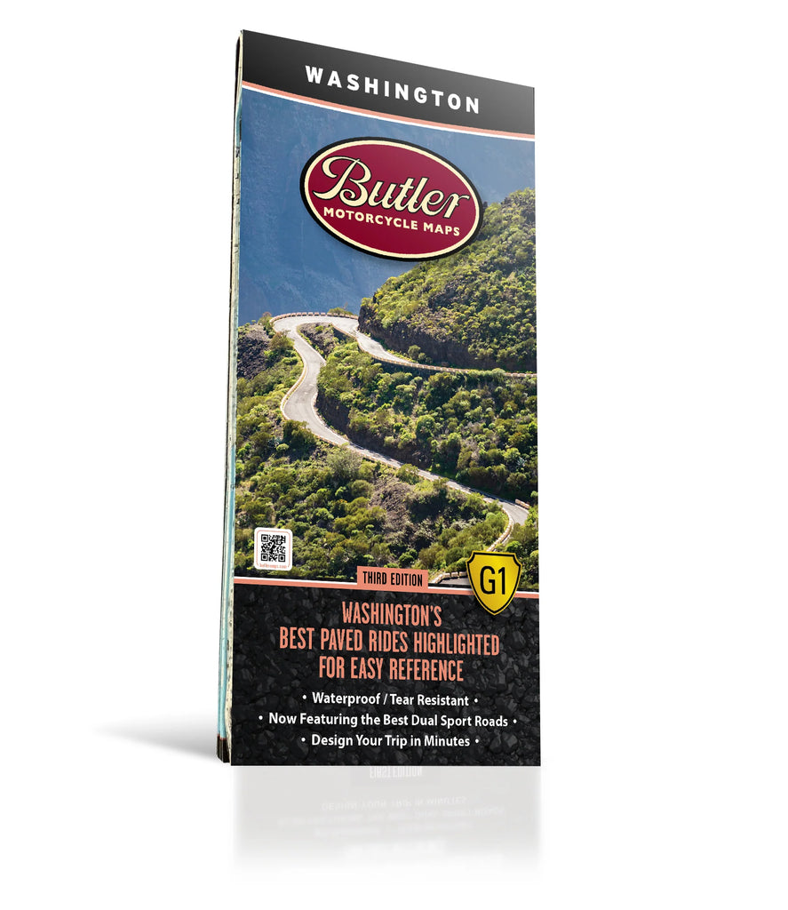 Best Paved Roads in Washington - G1 Series Butler Map