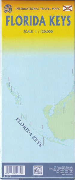 Florida Keys Travel Map 1:120,000 - Wide World Maps & MORE!