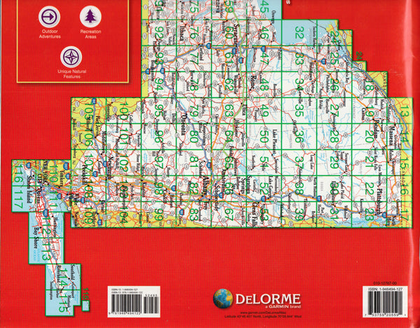 Delorme New York Atlas & Gazetteer (New York State Atlas & Gazetteer) [Paperback] Delorme - Wide World Maps & MORE!