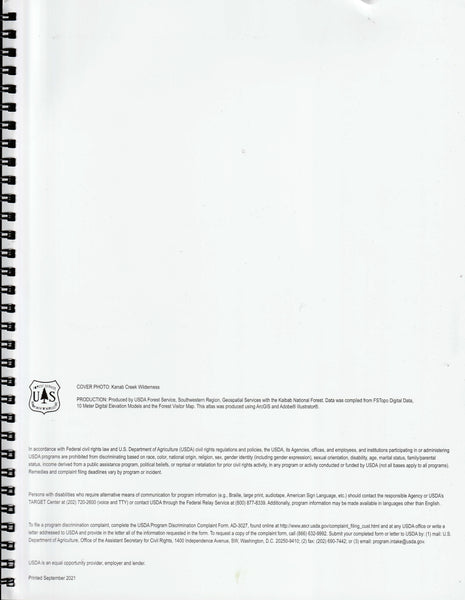 Kaibab National Forest Atlas - Topographic Quandrangle Maps - Wide World Maps & MORE!