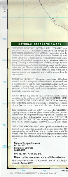 Guadalupe Mountains National Park, Texas, USA (Trails Illustrated Map 203)