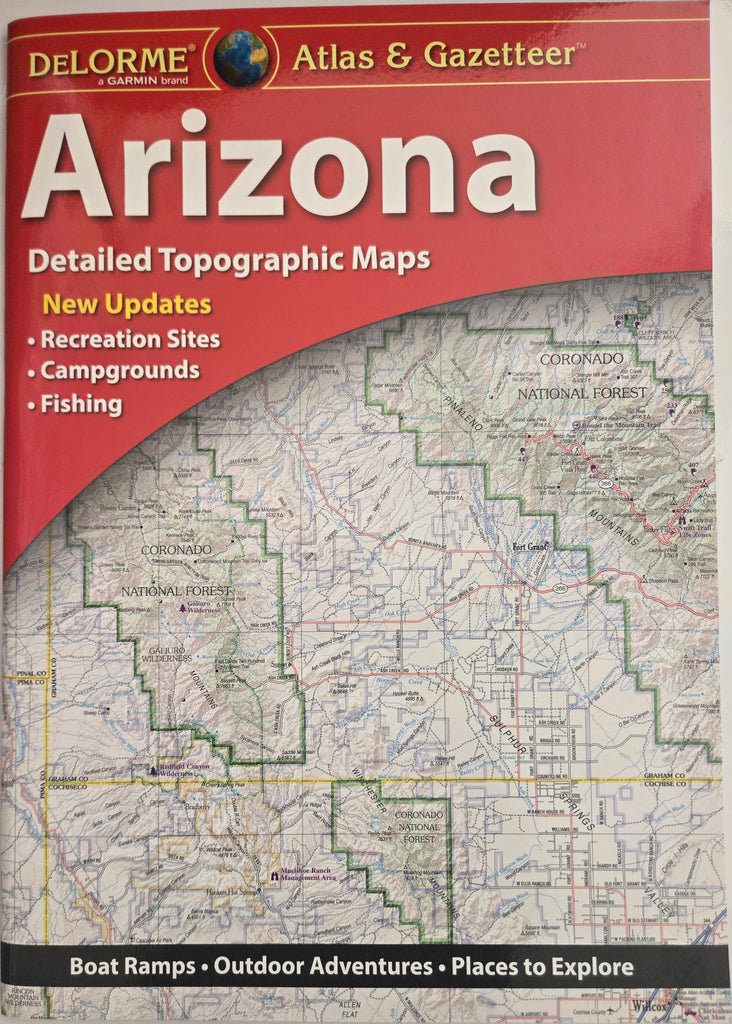 2023 DeLorme Atlas & Gazetteer: Arizona Detailed Topographic Maps (Used - Like New)