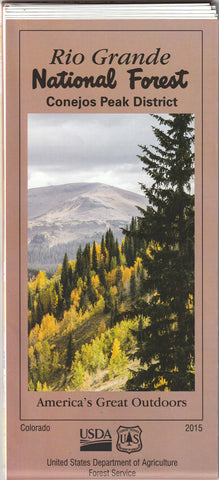 RIO GRANDE NF CONEJOS PEAK DISTRICT, CO [Map] - Wide World Maps & MORE!