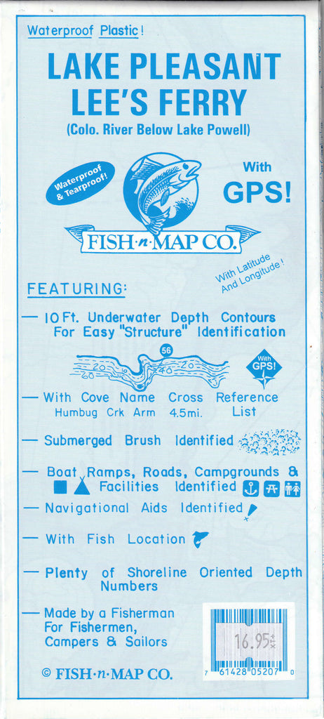 Lake Pleasant / Lee’s Ferry (Colorado River below Lake Powell) - Wide World Maps & MORE!