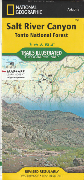 Salt River Canyon [Tonto National Forest] (Trails Illustrated Map, 853) - Wide World Maps & MORE!